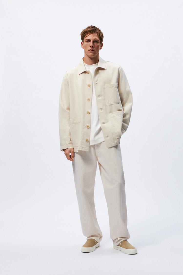 LACELESS LEATHER SNEAKERS Beige ZARA United States